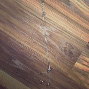 Silver Gemstone Necklace